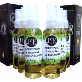JYE 6 Botellas De Aceite Natural Jye Eucalipto  Puro 360 Ml