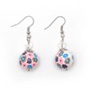 Idin Handmade Polymer Clay Drop Earrings - Handmade Multicoloured Flower