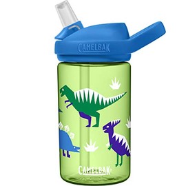 Revolutionizing Hydration for Nursery and Kindergarten Kids! Camelback Ediplus, Kids, 13.5 fl oz (400 ml), Next Generation Recycled Material, Lightweight Bottle, 13.5 fl oz (400 ml), Dinosaur