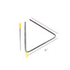 LannuMet Musical Steel Triangle Percussion Instrument with Striker，6 inch