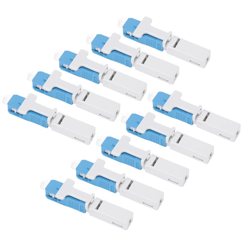 10Pcs Fiber Optic Quick Connector Embedded Type SC/UPC Cold Optical