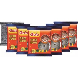 스틸 블랙으로 만든 갈라 슈퍼 스크럽 세트(6팩) Steel Black Gala Super Scrub Set (6 Packs)