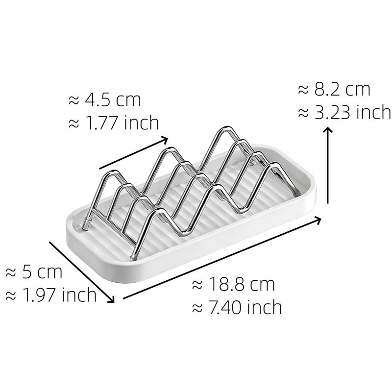 Stainless Steel Soap Dish, 1 Pcs