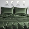 LINENWALAS 100% Organic Bamboo 2-Piece Duvet Cover Set with Zipper