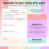 ADHD Daily Planner Notepad for Neurodivergent Adults - Productivity Daily