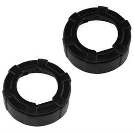 PIYANYO Adhesive Caulk Gun Aluminum Alloy aluminum Front Cap for sausage Caulking Gun And Caulking Gun Front Cap, Black 2PCS