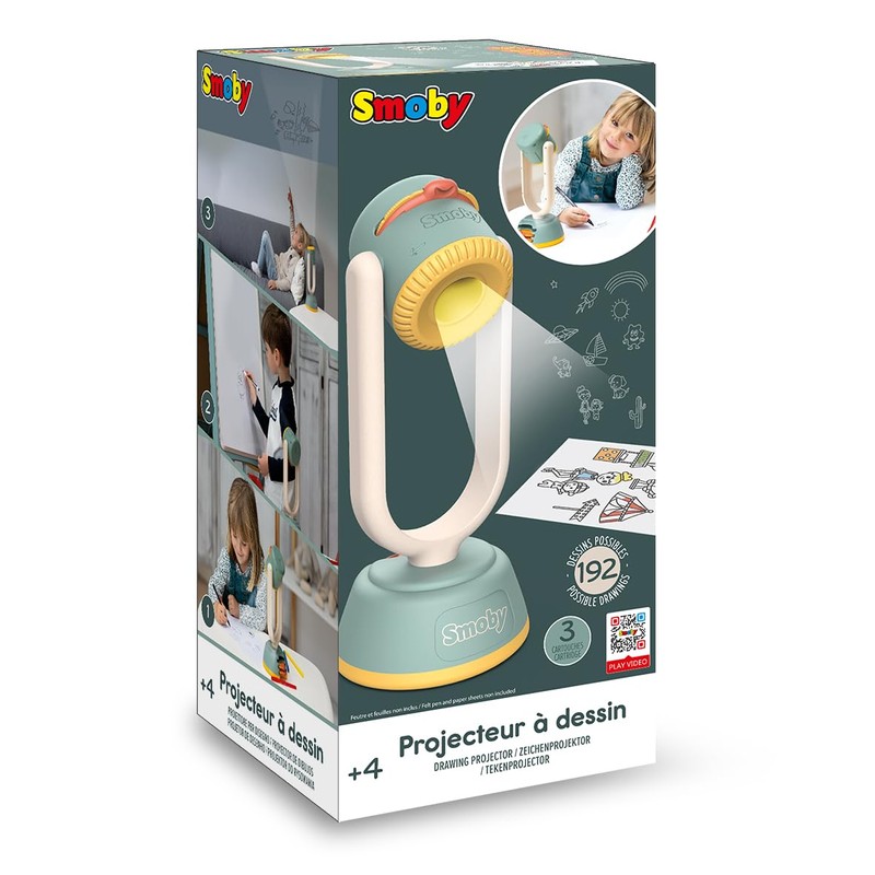 Smoby - Proiettore da disegno - Orientamento e nitidezza regolabili