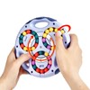 KAMINRUN Rotating Magic Bean,IQ Game Cube Toy, Patience Games Magic