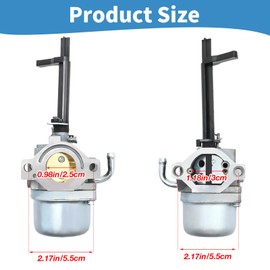 Anxingo 591378 Carburetor Kit Replacement for bs Nikki 695115 030430 695114 591378 697978, Troy Bilt 204412-0147E1, Storm Responder 5500 5000 6250 Generator