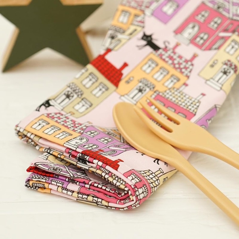 Lunch Cloth 1 Piece 100% Cotton 17.7 x 17.7 inches