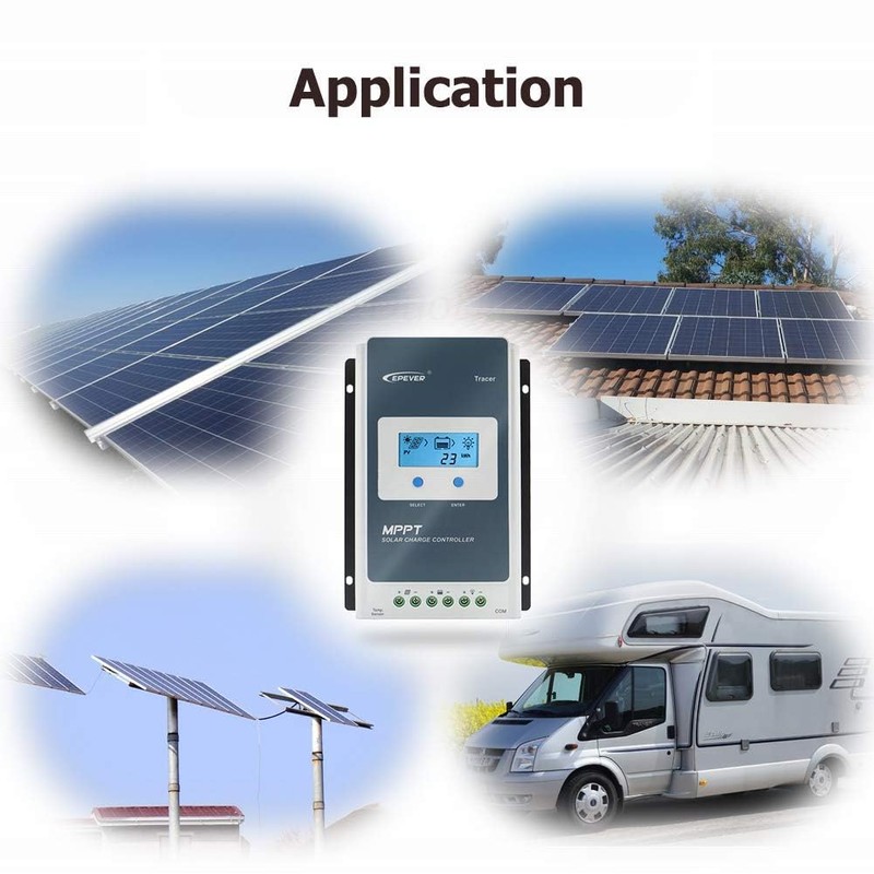 EPEVER 20A MPPT Solar Charge Controller 12/24V DC Tracer-an Series