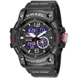 Gosasa Men's Watches Multi Function Military S-Shock Sports Watch LED Digital Waterproof Alarm Watches…