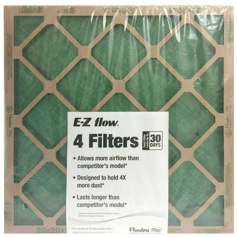 Flanders Air Filters, 14" X 20" X 1" Precisionaire Nested