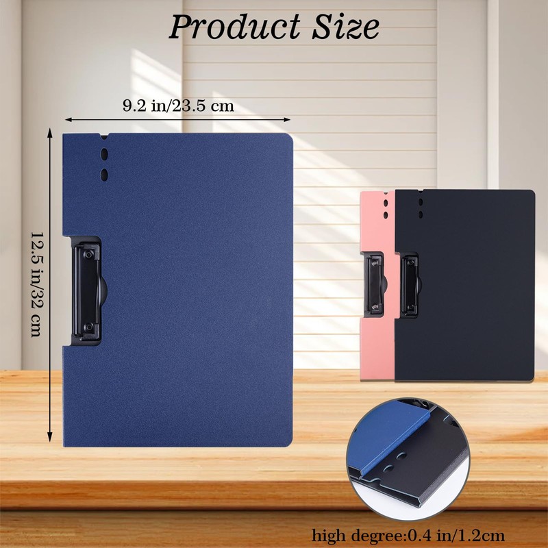 Sicheii Clipboard Folder, Folding Clipboard with Cover, Clip Board Folder,