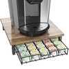 DecoBrothers K-Cup Holder Drawer for 30 Coffee Pods Storage, Rustic