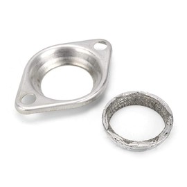 2.5"inch car header collector flange, 2.5” donut exhaust gasket 2.5 test pipe, inch flange repair kit, 2.25 + 2.5inch Collector Flange Donut Gasket Exhaust Header Kit Practical Accessory