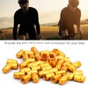GUB 50Pcs Aluminium Alloy Schrader Valve Cap Bicycle Tyre Nozzle