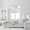DJDEA Toddler Duvet Cover Set 120x150cm, Dinosaur Pattern Print Duvet