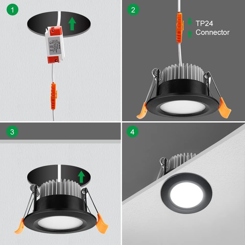 YGS-Tech Smart 3 Inch Recessed Lighting, WiFi LED Downlight 5W