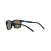 Arnette Child Sunglasses Matte Black Frame, Dark Grey Mirror Water