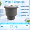 Hibbent 3 In 1 Kitchen Sink Drain Strainer and Stopper