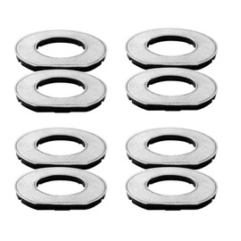 8X Filters for Anti Splash No Spill Dog Water Bowl Compatible with Lumoleaf URPOWER ELS pet and many others (8, White)