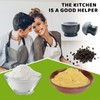 Comie Marble Mortar and Pestle Set,Mushroom Shaped Pill Crusher and