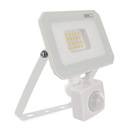 EMOS SIMPO LED Spotlight 20 W with Motion Sensor Super Bright 2000 lm IP44 Waterproof Floodlight for Wet Room or Outdoor Use Neutral White 4000 K Service Life 15000 Pieces 15 cm Connection Cable White
