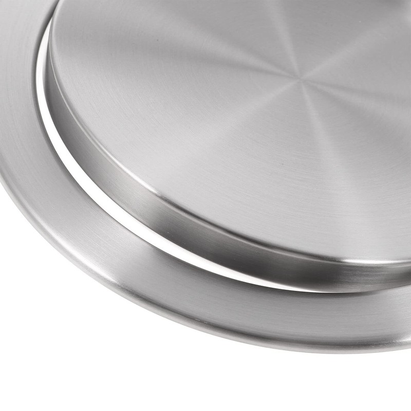 Yardwe Stainless Steel 8.26 Inch Recessed Counter Top Trash can