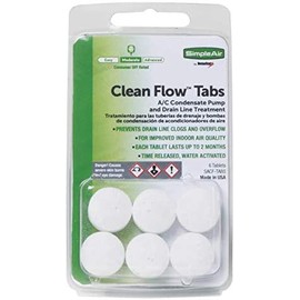 SimpleAir SACF Drain Line tabs, 6 Count