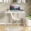 COSTWAY Home Office Computer Desk, 40 inch Modern Simple Writing