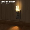 Emotionlite 4PCS Warm LED Night Lights Plug-In Dusk to Dawn