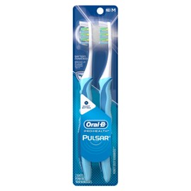 Oral-B Pulsar Expert Clean Battery Powered Toothbrush, Medium, 2 Count