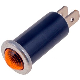 Dorman 85939 Electrical Switches - Indicator Light - Round with Bezel Style - Amber Universal Fit