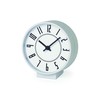 Lemnos (レムノス) Table Clock Aluminum White Ekiklock S Size eki