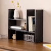 Navaris Desk Organizer Shelf Unit - Desktop Shelves for Table