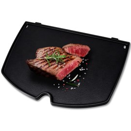 Adviace 6559 Cast Iron Cooking Griddle Parts for Weber Q200, Q220, Q240, Q260, Q2000, Q2200, Q2400 Series Gas Grills Accessories, Grill Griddle for Weber Q 200 Replacement Parts, 15.3 x 10.8 Inches.