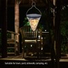 Waterproof Solar LED Lights Cone Shape Hanging Lamp Light for