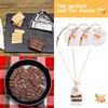 100 pcs S'more Fun Bag set Clear Gusseted Poly Bags
