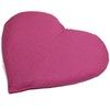 Rapeseed Cushion Heart Approx. 30 x 25 cm – Pink