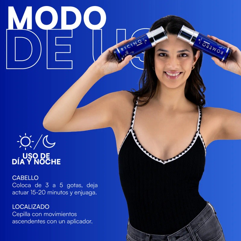 Essentials Romero + Ricino Aceites Capilares Y Faciales 2u