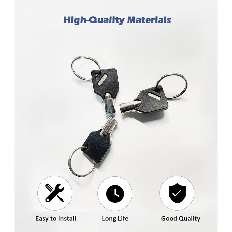 OTREE Elevator Key, FEO-K1 Fire Service Key Recall Reset Keys,Copper,Black/Silver,Pack