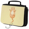 Mr. & Mrs. Panda Hugging Cat Toiletry Bag, yellow, Hand