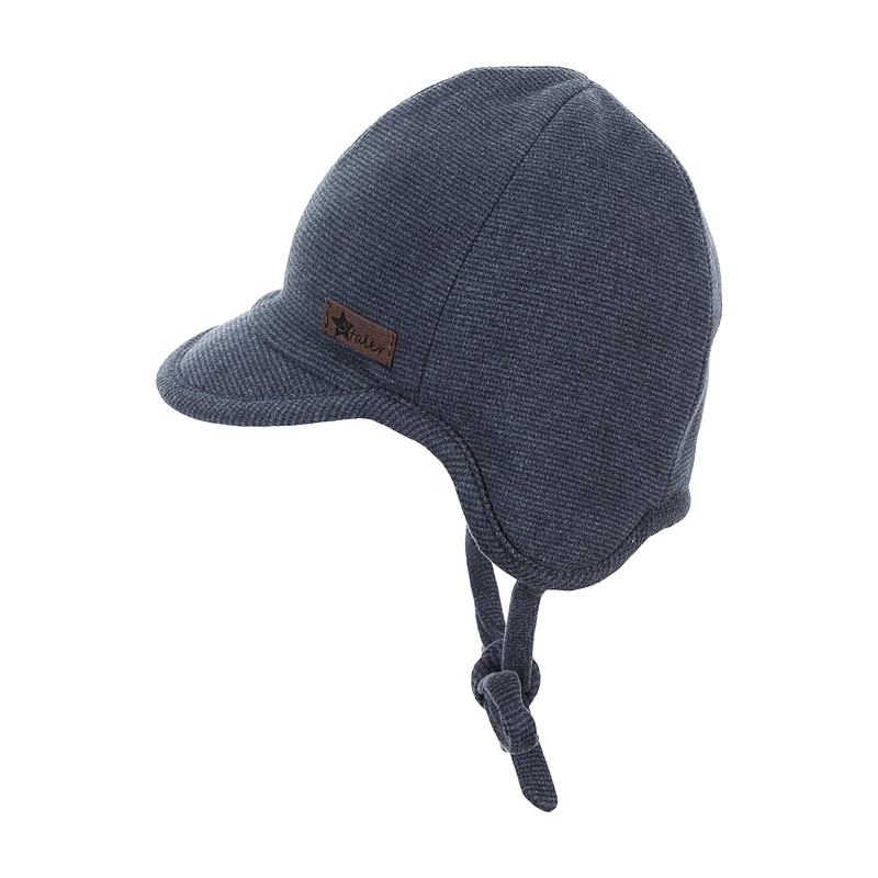 Sterntaler Baby Boys Peaked Cap Baby Peaked Cap Stripes, blue