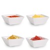 Palais Essentials Farmhouse Decor Porcelain Dipping Bowls Sauce Dishes -