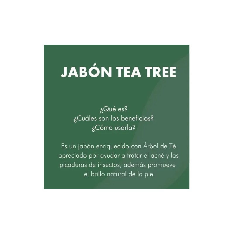 Tonico Facial Te Tree + Jabón Té Tree Piel Grasa