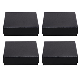 TEHAUX 4pcs Pocket Watch Case Paperboard Organizer for Watches Removable Cushion for Accessories for Personal and Business Use Elegant Display Storage Box