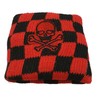Vonchic Sport Sweatband Wrist Band Checkered Black Red Pirate Skull
