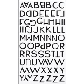 Sticko Alphabet Stickers, Aristocrat