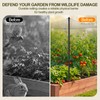 6 Pack 72 Inch Heavy Duty Metal Garden Stakes Powder